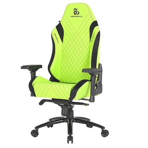 Newskill Neith Zephyr Silla Gaming Tela Transpirable Negra Verde