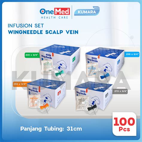 Jual Onemed Wing Needle Scalp Vein Set Box Isi S Shopee Indonesia