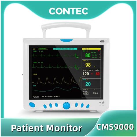 Contec CMS9000 6 Parameter ICU Patient Monitor SPO2 PR NIBP RESP