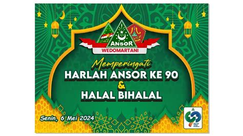 LIVE Memperingati HARLAH ANSOR KE 90 HALAL BIHALAL YouTube