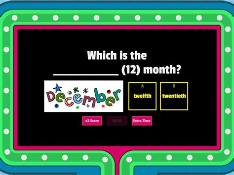 Smiles Grade Module Ordinal Numbers Practice Gameshow Quiz