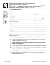 Wpa Form Request For Determination Of Applicability Fill And Sign