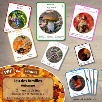 Jeu Des Familles Automne Ludo Sur Le Fil