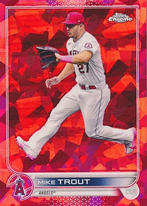 Mike Trout 2022 Topps Chrome Sapphire Edition Red 27 Price Guide