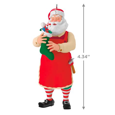 Toymaker Santa Surprise Hallmark Christmas Ornament Hooked On