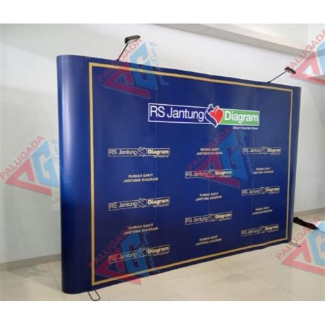 Jual Backwall Portable Straight 3x4 Include Printing Shopee Indonesia