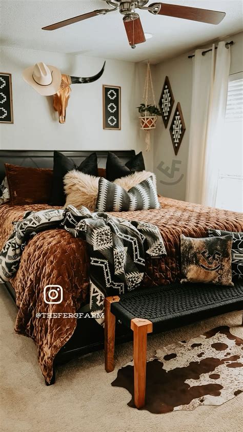 Rustic Retreat Reimagined Cozy Western Charm Bedroom Inspiration