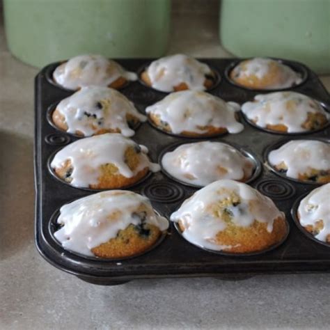 Amish Lemon Blueberry Muffins