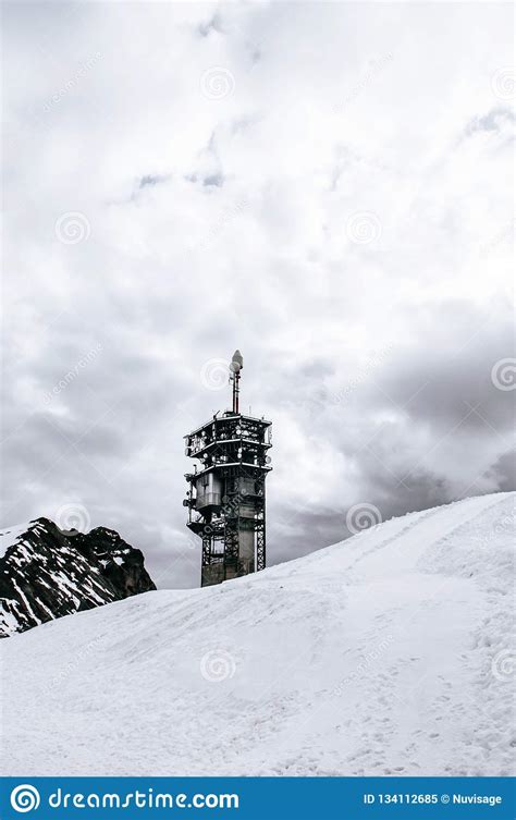 The Titlis Cliff Walk Pedestrian Bridge At Mount Titlis In The Swiss ...