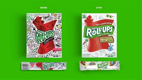 Modernized Nostalgia Gushers Fruit Roll Ups And Fruit By The Foot