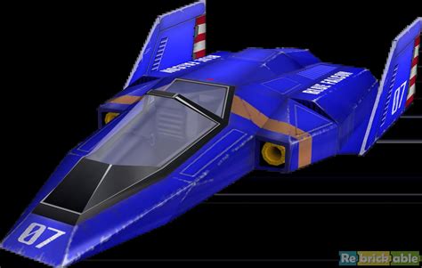 MOC Review: MOC-78824 - Blue Falcon (F-Zero) | Rebrickable - Build with ...