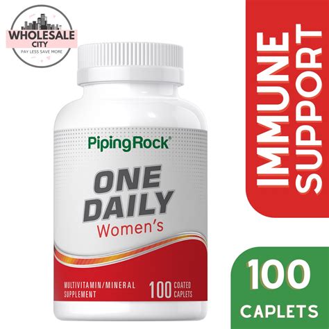 Piping Rock One Daily Womens Multivitamin And Mineral 100 Coated Caplets