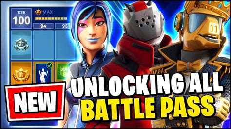 Fortnite Season X Battle Pass Unlocked All Skins And Cosmetics For Season X Youtube