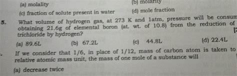 What Volume Of Hydrogen Gas At K And Atm Pressure Will Be Consum