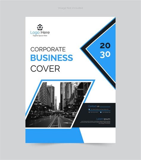 Premium Vector Modern Corporate Business Book Cover Design Template