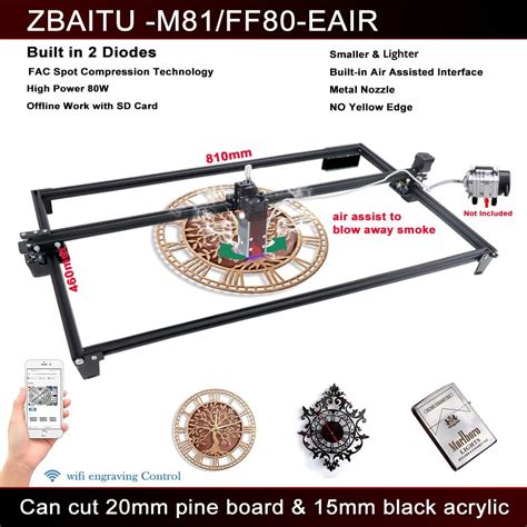 Zbaitu M Ff Eair W Cnc Laser Engraving Cutting Machine