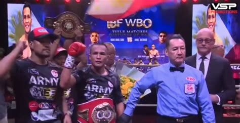 Vsp Promotions The New Ibf Asia Champion Charly Suarez