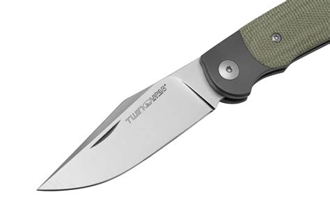 Viper Twin V6002CG Satin M390 Green Canvas Micarta Pocket Knife