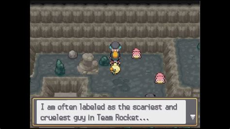 Pokemon Heartgold Ep Union Cave Encounter With Team Rocket At