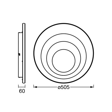 Ledvance Orbis Slim Spiral Round Plafonnier Cm Luminaire Fr