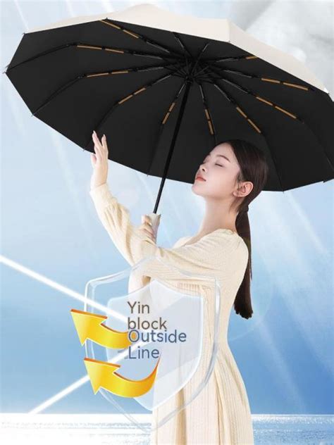 SP 12 RIBS Fully Automatic Storm Resistant UV Blocking Umbrella Lazada PH