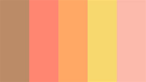 Muddy Waters Salmon Atomic Tangerine Portica Rose Bud Color Scheme Icolorpalette