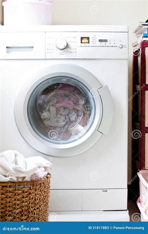 Modern Washing Machine Stock Image Image Of Equipment 31817883