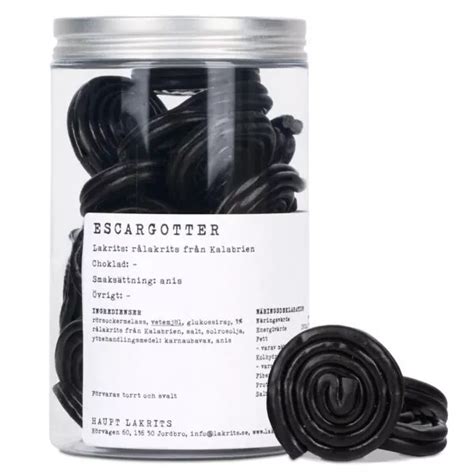 Haupt Lakrits Escargotter 250g Naschhaus Schweden Shop