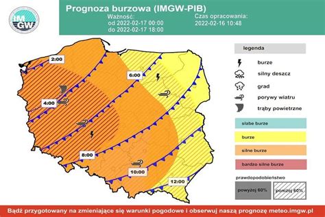 Wysoki Alert Pogodowy Imgw Prognozuje Wichury Burze Ulewy A Nawet