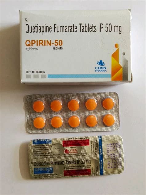 50mg Quetiapine Fumarate Tablets Ip At Rs 520box Pharmaceutical