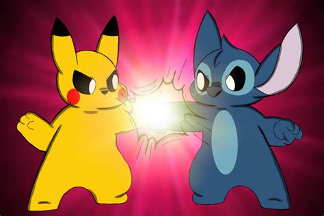 Pikachu VS stitch by LilD6VIL on DeviantArt