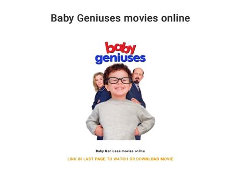 Baby Geniuses movies online