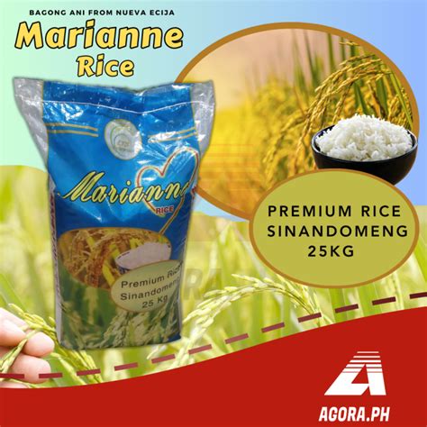 Marianne Rice Premium Rice Sinandomeng 25kg Bagong Ani From Nueva Ecija