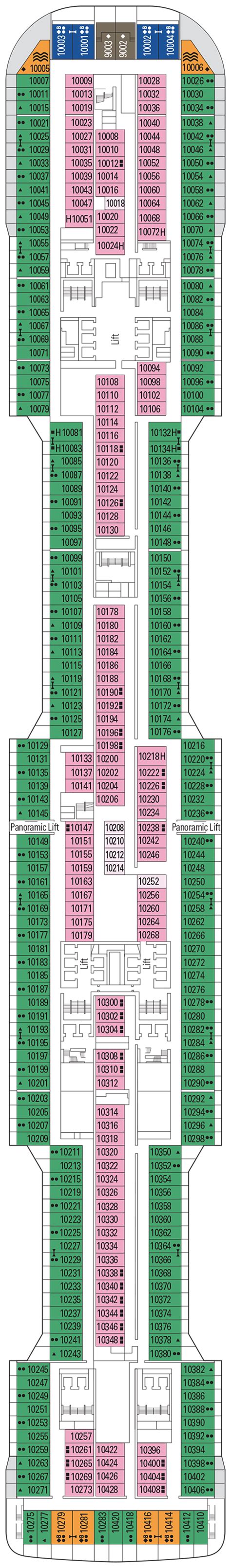 Deck Plans Msc Grandiosa Planet Cruise