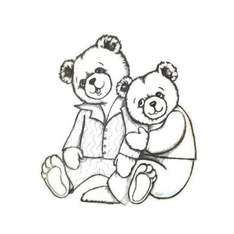 Cuddly Bears Picture | Trichem Vintage Picture | Bears Picture to Paint