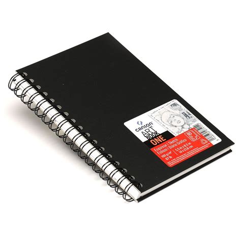 SKETCHBOOK ONE ESPIRAL 100G M² A 5 14X21 6 CM C 80 FOLHAS CANSON