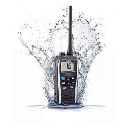 Rádio VHF Portátil Marítimo ICOM IC M25 5W Flutuante Shopping