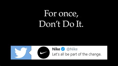 Nike releases powerful ad pleading with fans to "For Once, Don't Do It ...