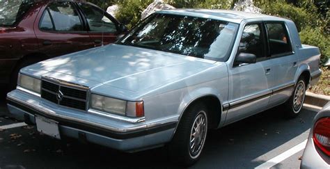 Chrysler Dynasty 1988 1993 Sedan Outstanding Cars