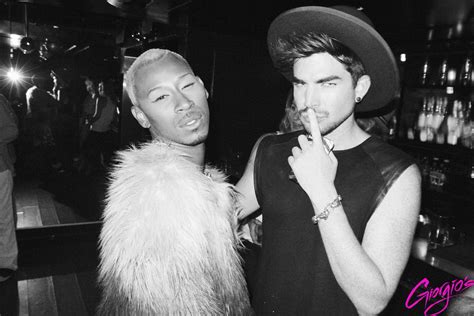 Adam Lambert And Johnny Rice Source Giorgios Adam Lambert