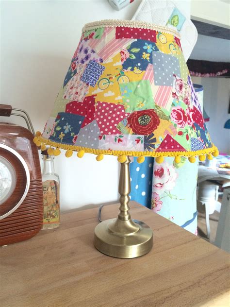 Upcycled Lampshade Fabric Decoupage Diy Lampshade Makeover Lampshade