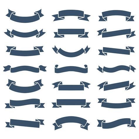 Hand Drawn Ribbon Banner Collection Vector Art At Vecteezy