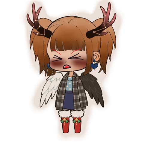 Кричащий чибик - ibisPaint