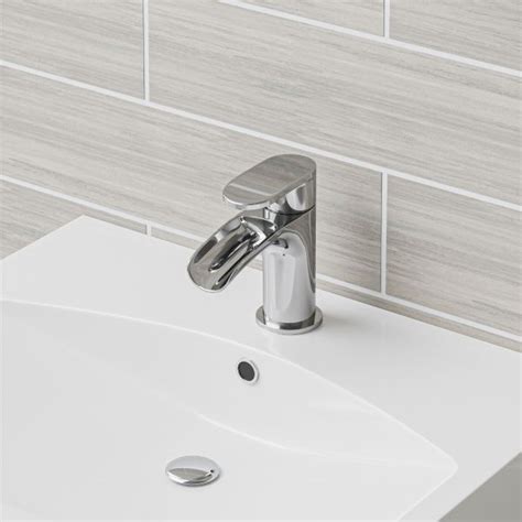 Bassi Chrome Waterfall Basin Tap