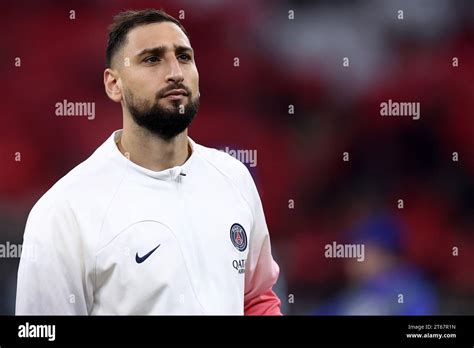 Gianluigi Donnarumma Of Paris Saint Germain Fc Looks On During The Uefa