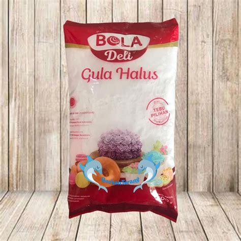 Jual Gula Halus BOLA DELI 500gr Tepung Gula Halus HALAL Shopee