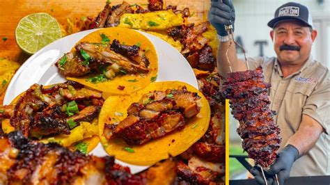 Grill TACOS AL PASTOR Perfectly With A Mini Trompo Mexican Street Taco