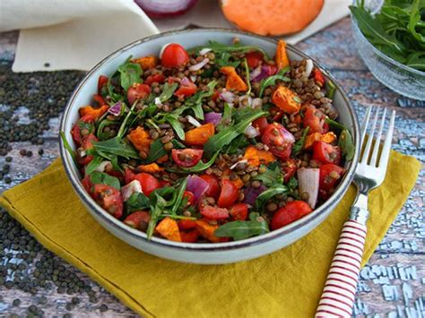 Insalata Di Lenticchie E Patate Dolci Ricetta Petitchef