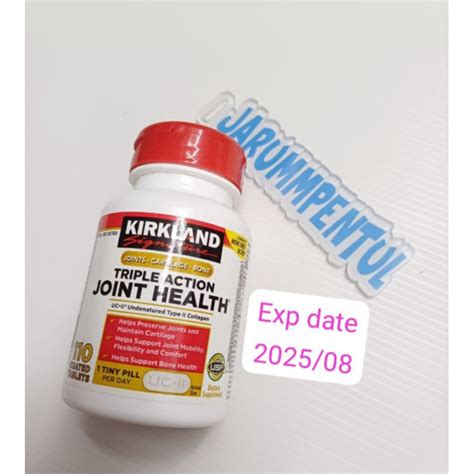 Jual Kirkland Signature Triple Action Joint Health Tablets Shopee