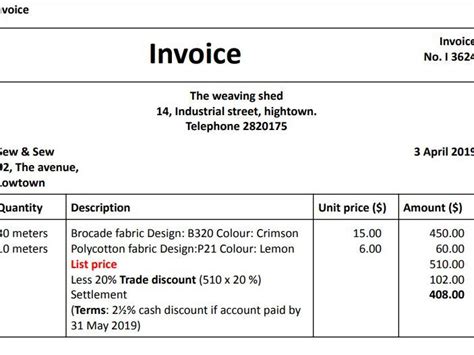 Igcse Accounting 0452 Business Document Teaching Resources